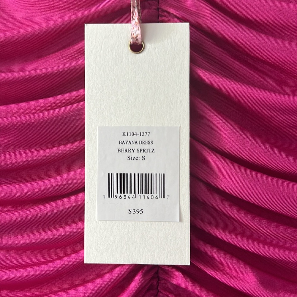 LoveShackFancy Berry Fritz Pink Mini Cut Out Dress NWT Size Small - Picture 6 of 6